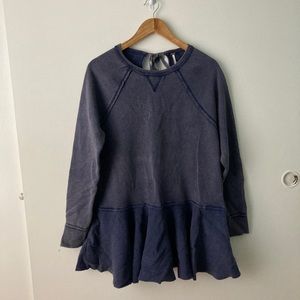 Free People • Drop Waist Sweatshirt